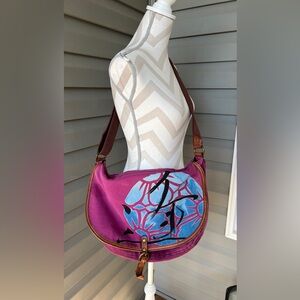 Rare- Vintage Lucky Brand Messenger Crossbody Bag